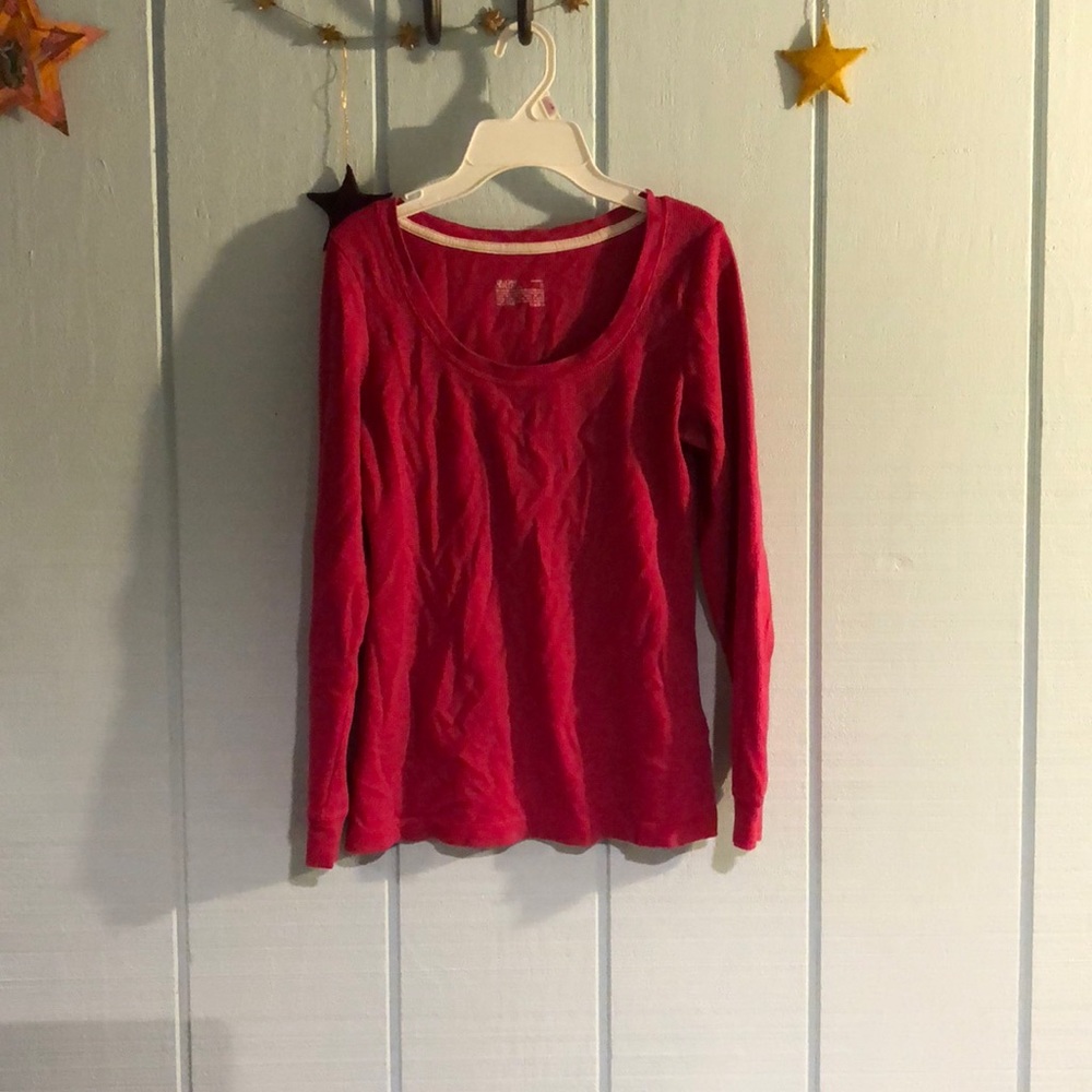 Pink long sleeve shirt